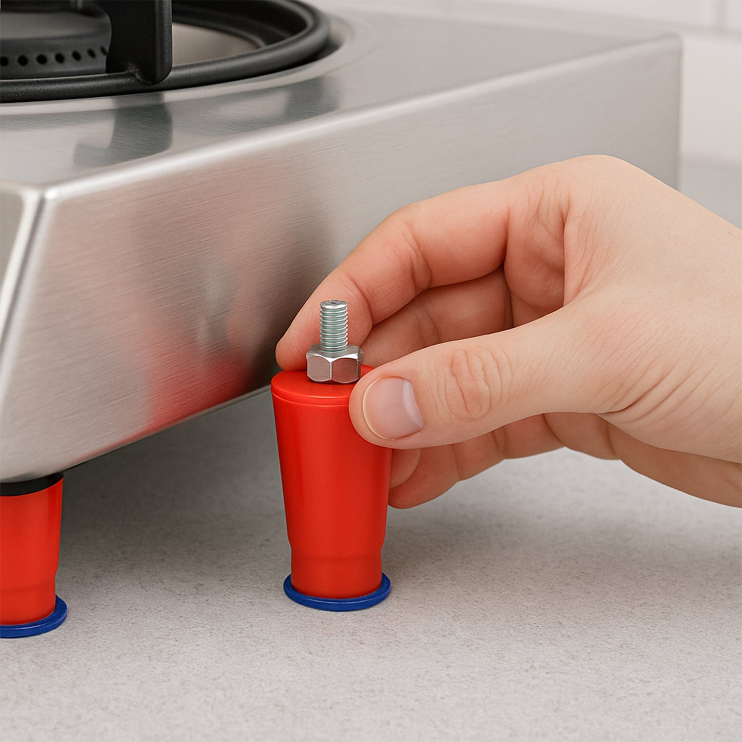 Heavy-Duty Universal Stove Legs for Gas Stove (4 Pc Set) Heavy-Duty Universal Stove Legs for Gas Stove (4 Pc Set)